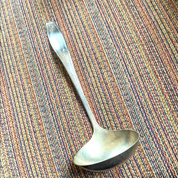 Wallingford vintage silver plate ladle